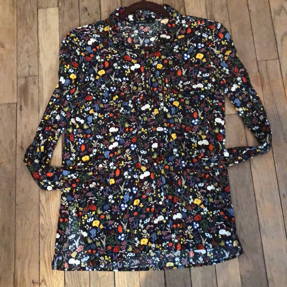 Floral Button Down Top